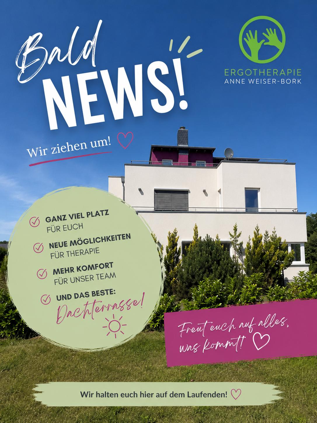 Wir ziehen um!